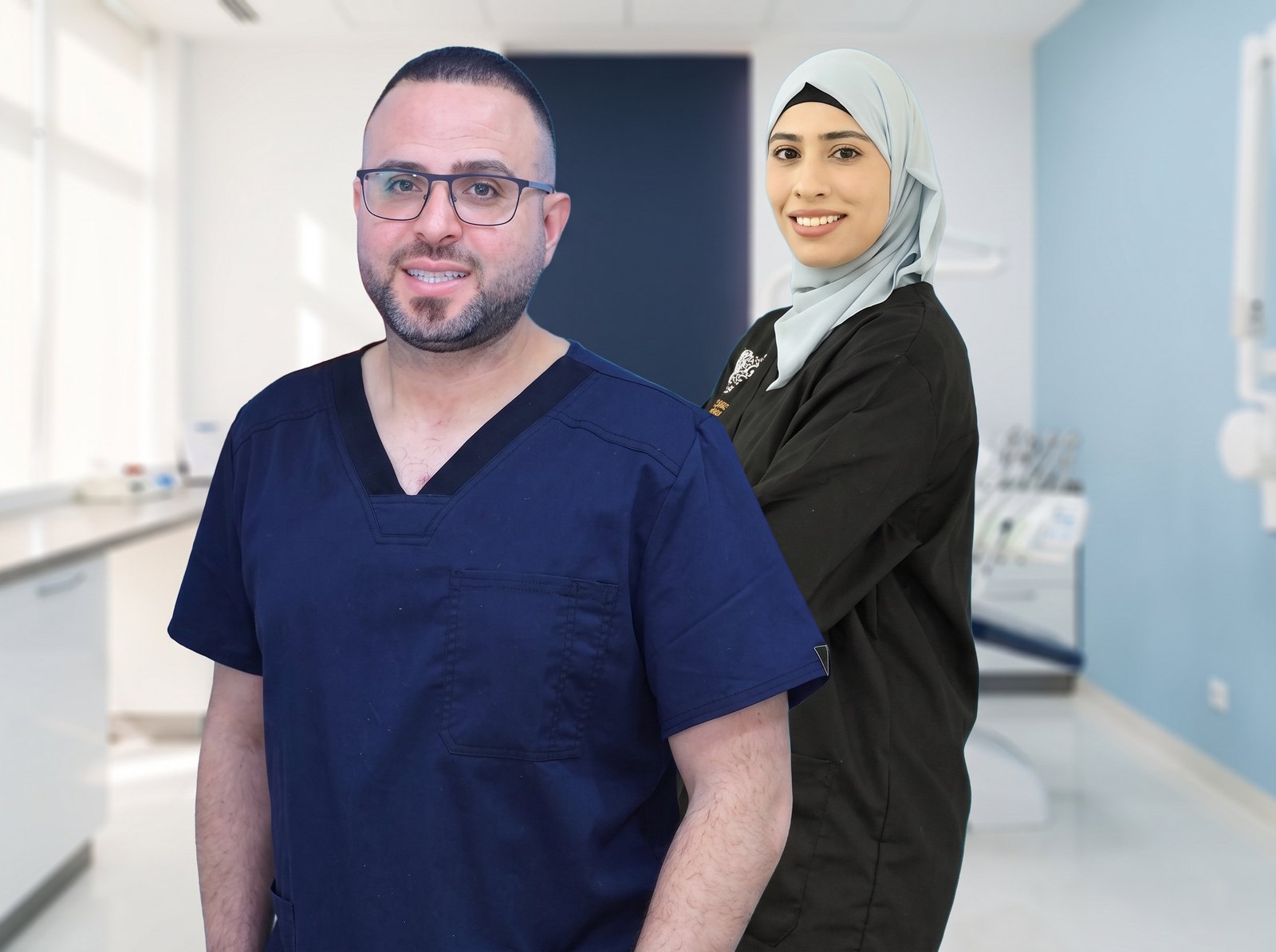 د. أمير أبو قرن و د. هند أبو حماد